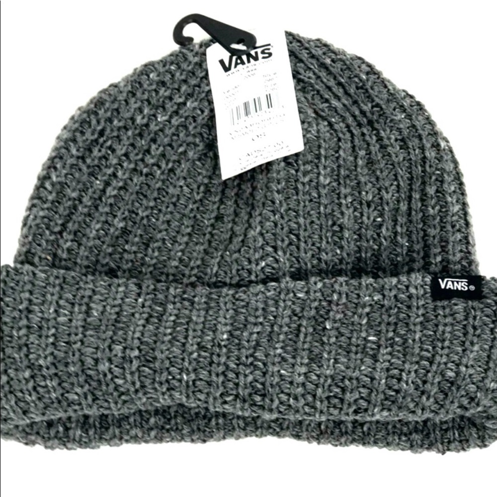 1 Left 5⭐️ Vans Grey Frost Mismoedig Slouch Beanie - Picture 5 of 8